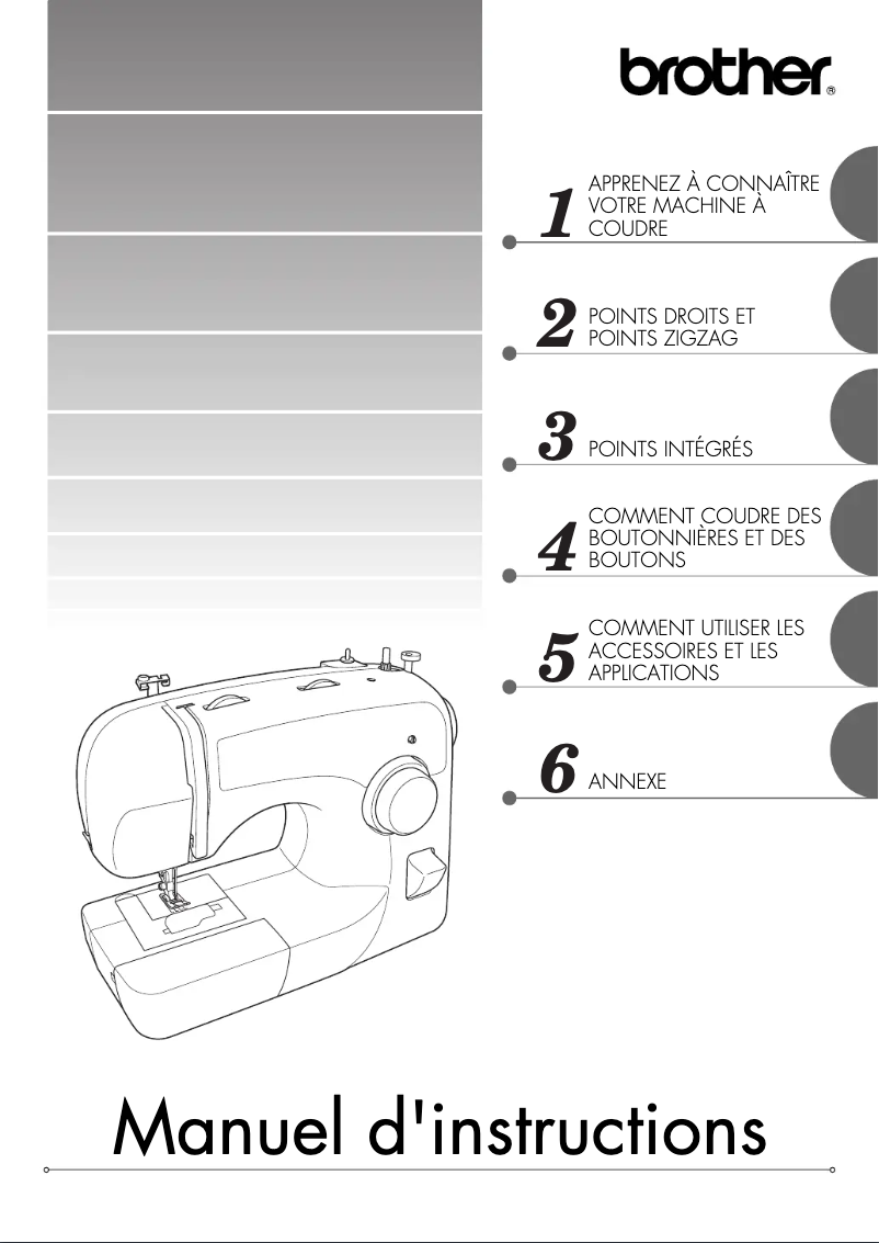 Image de la première page du manuel de l'appareil XL-2610
