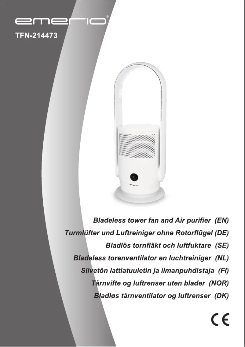 Page 1 de la notice Manuel utilisateur Emerio TFN-214473