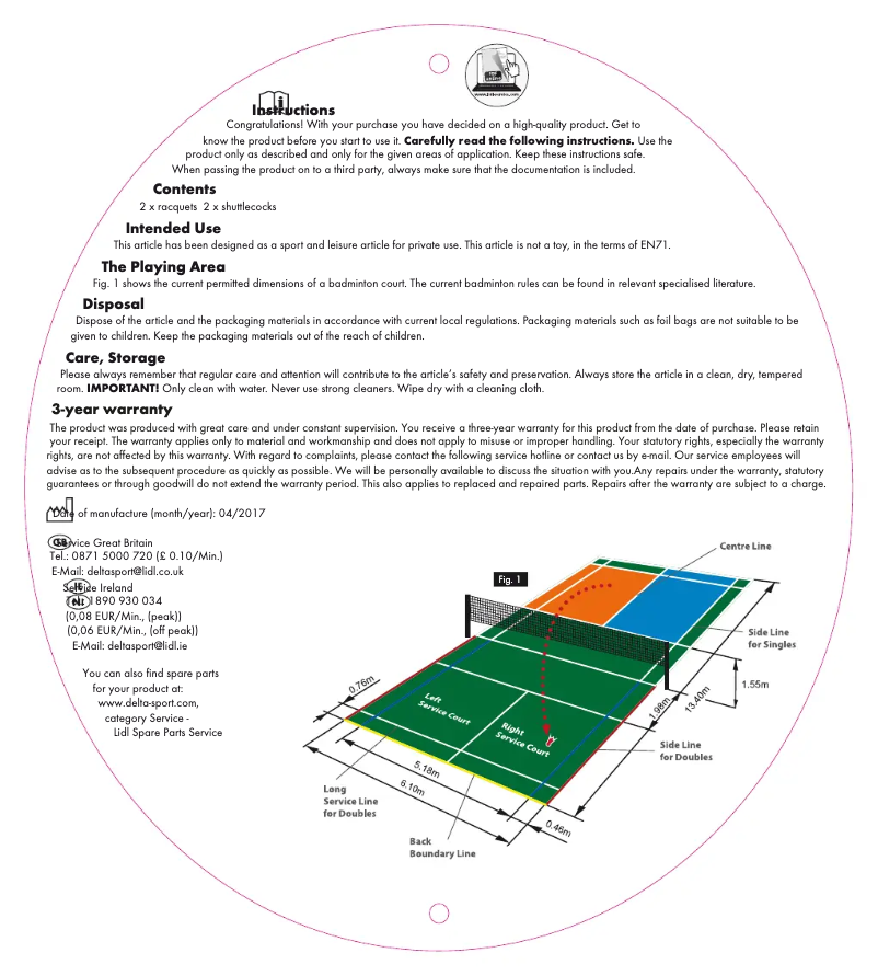 Image de la première page du manuel de l'appareil IAN 285013