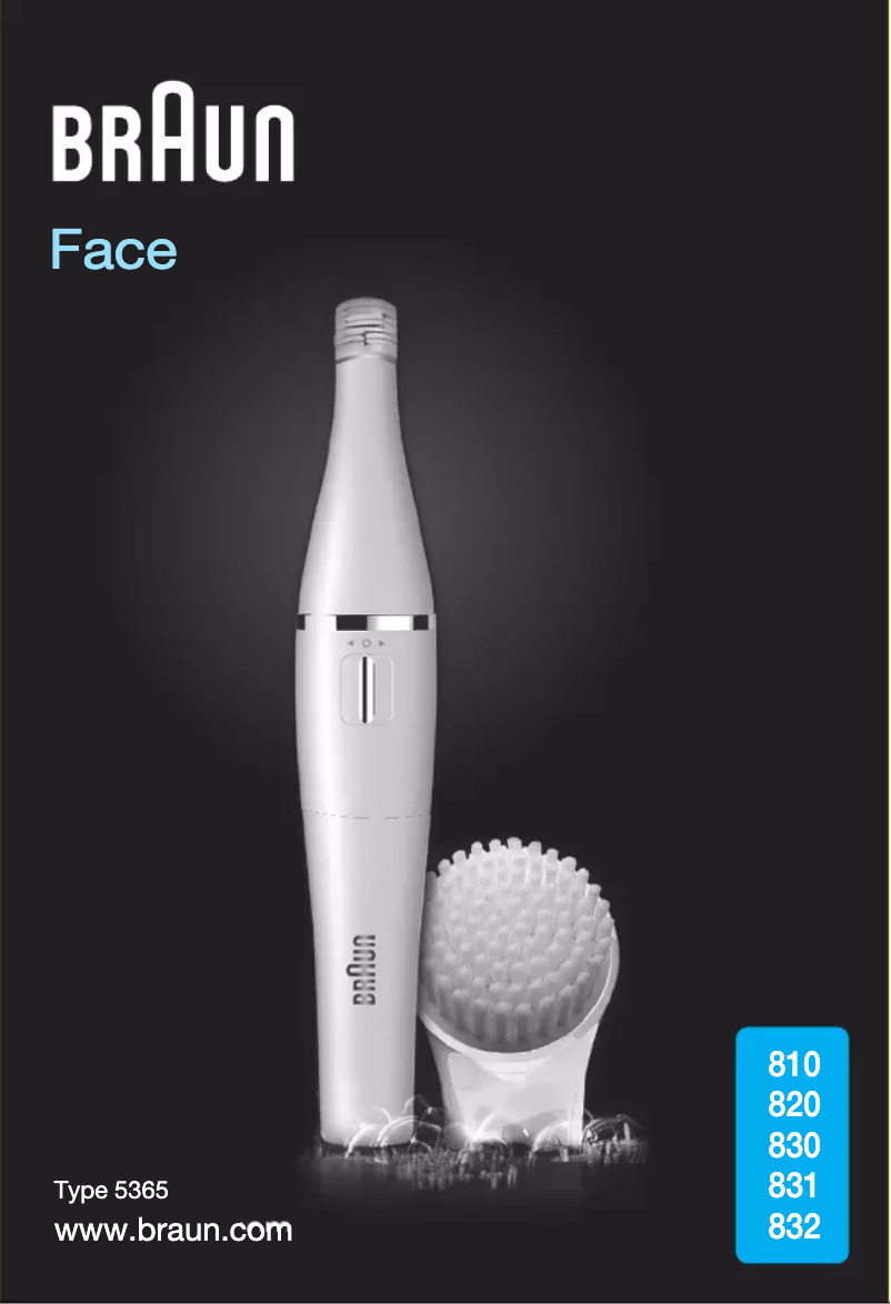 Image de la première page du manuel de l'appareil 831