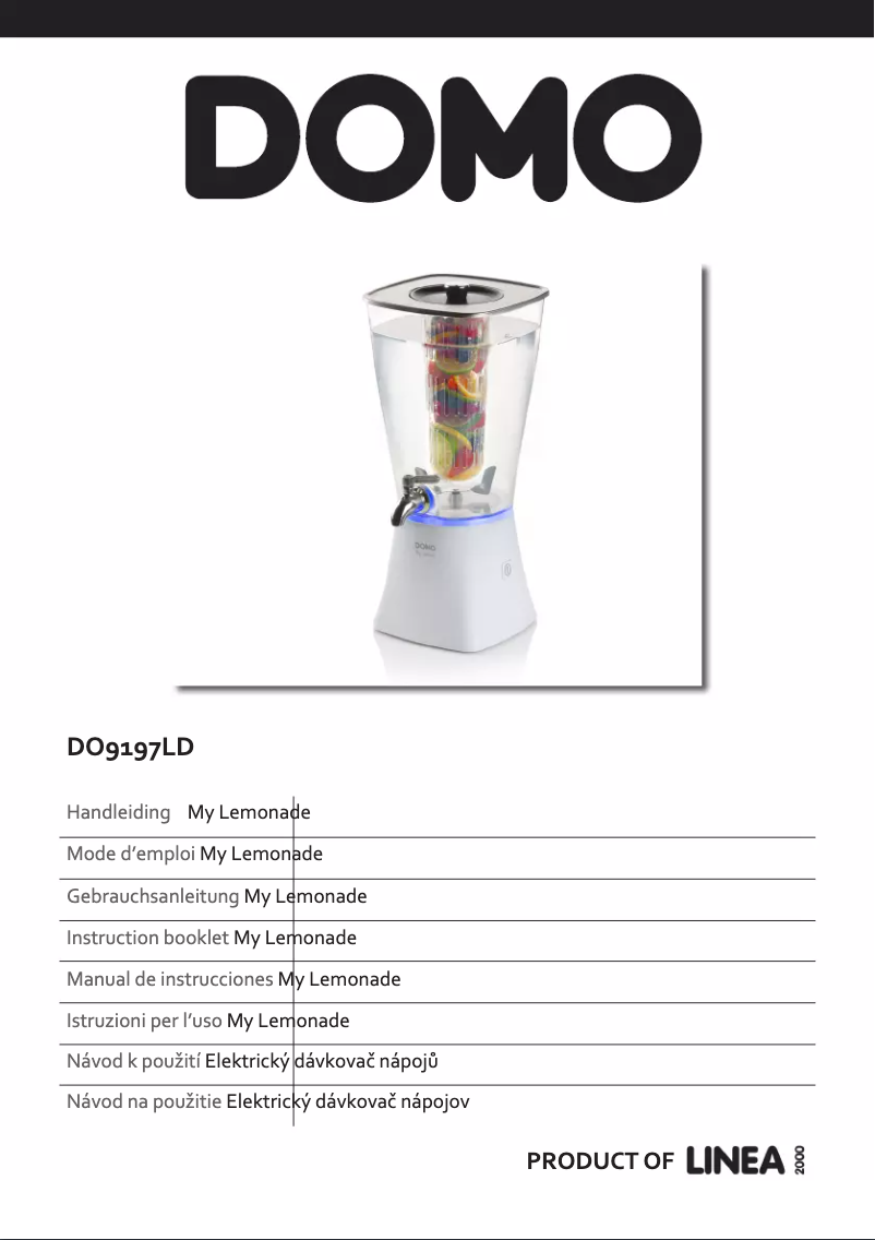 Page 1 de la notice Manuel utilisateur Domo DO9197LD