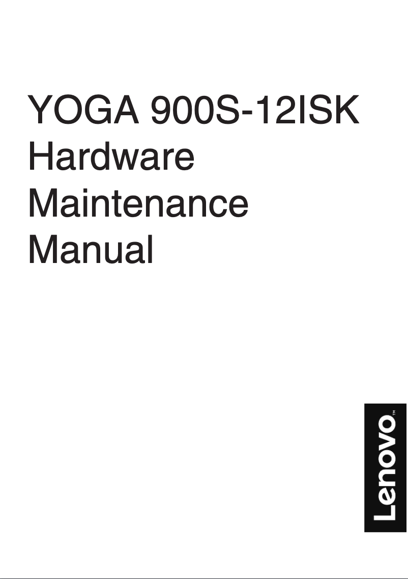 Page 1 de la notice Manuel utilisateur Lenovo Yoga 900S