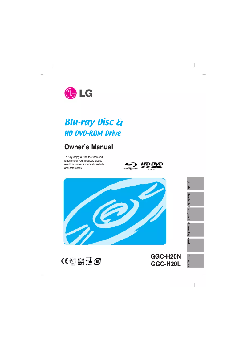 Page n°1 - Manuel utilisateur LG GGCH20L