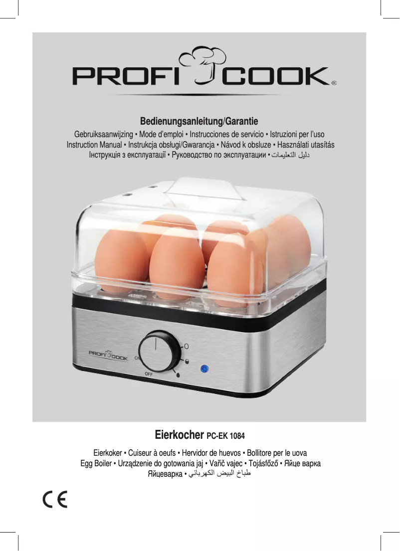 Página 1 del manual Manual de usuario ProfiCook PC-EK 1084