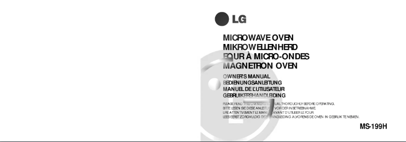 Image de la première page du manuel de l'appareil MS-196H