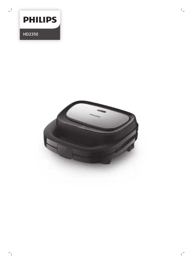 Page n°1 - Manuel utilisateur Philips HD2350