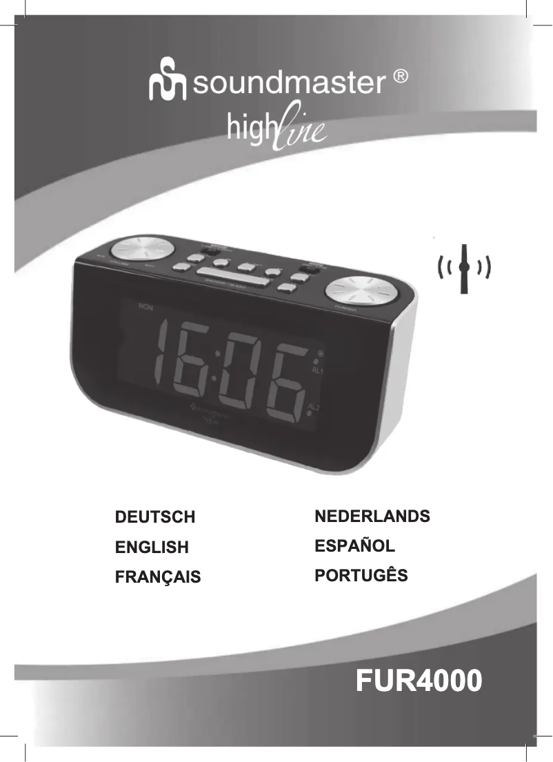 Page 1 de la notice Manuel utilisateur Soundmaster FUR4000