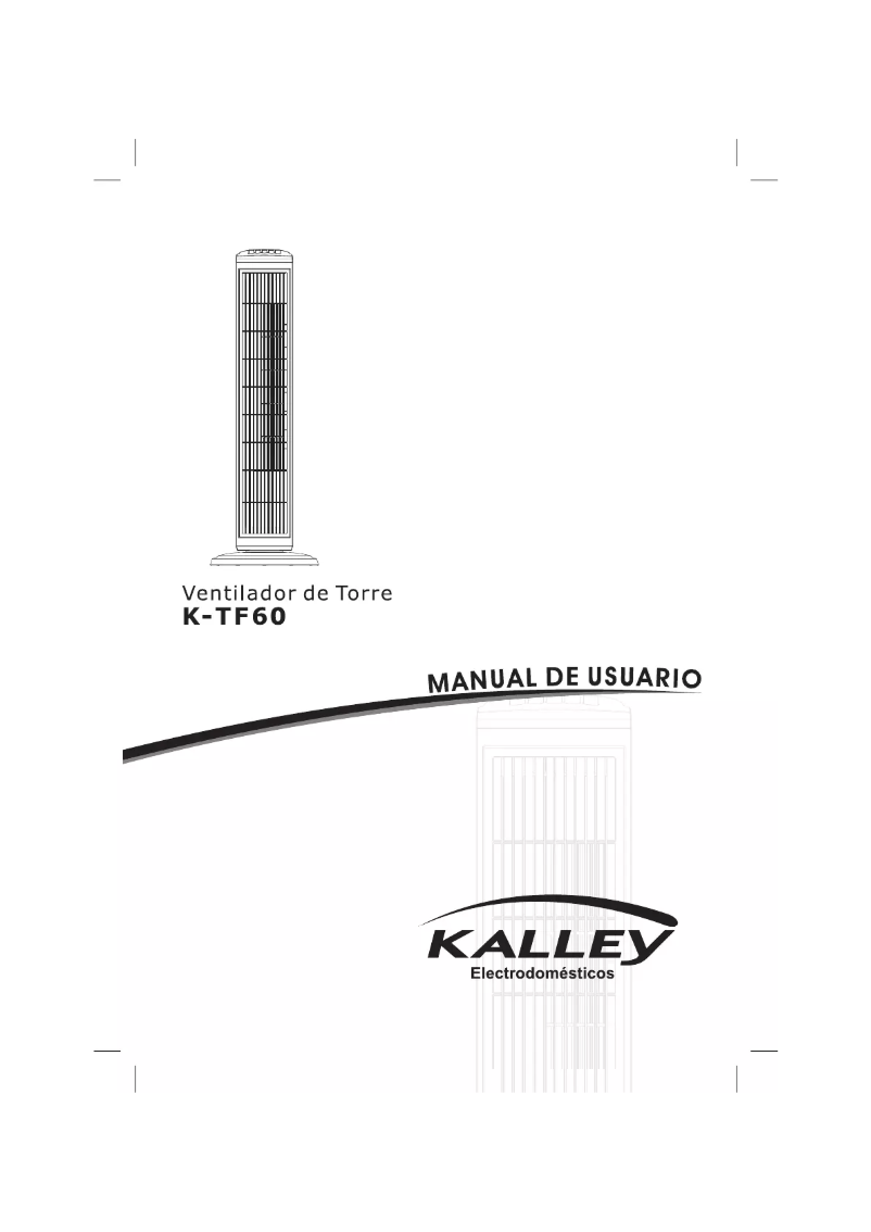 Página 1 del manual Manual de usuario Kalley K-TF60