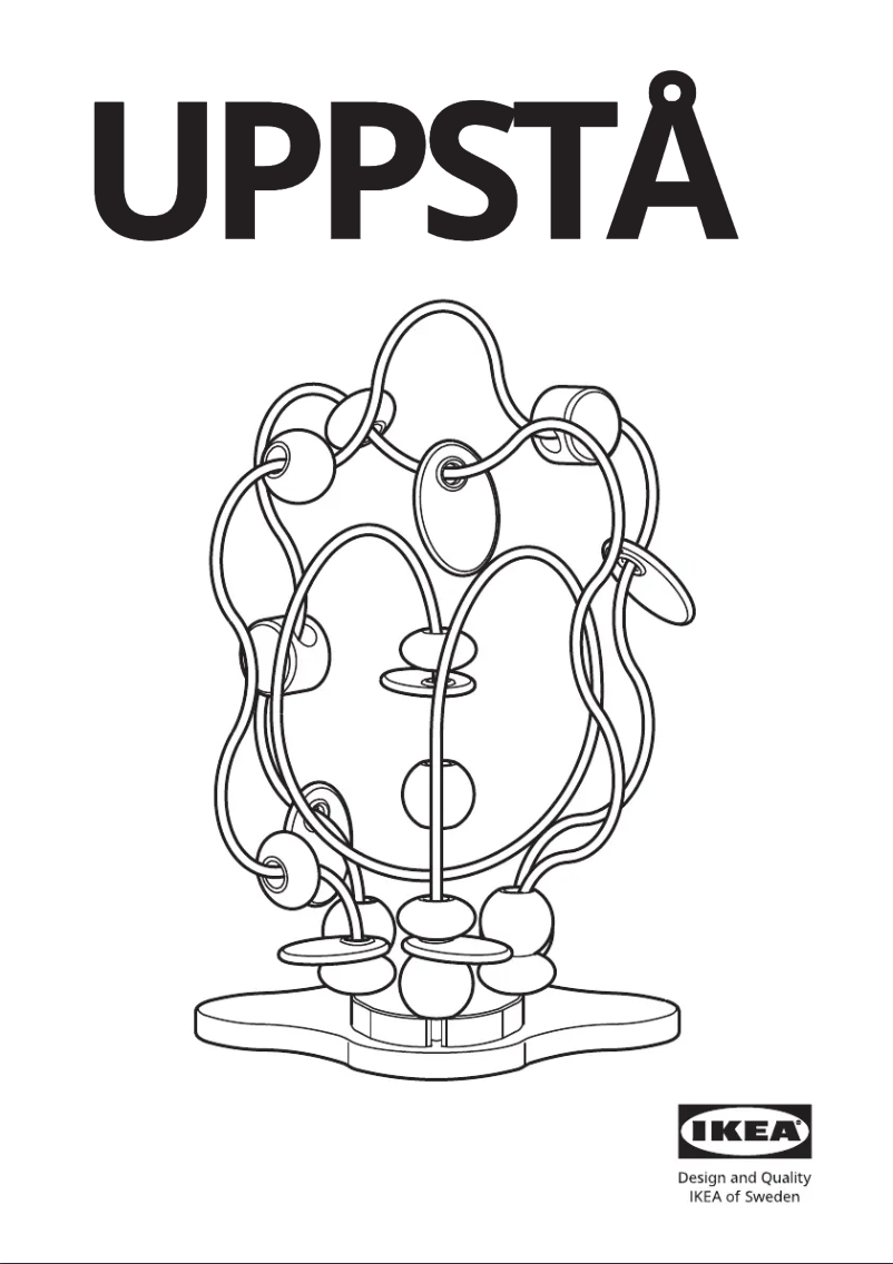 Image de la première page du manuel de l'appareil UPPSTÅ 105.624.91