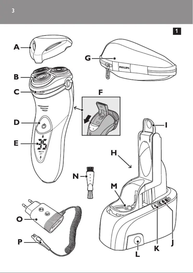 Página 1 del manual Manual de usuario Philips Speed XL2 HQ8290