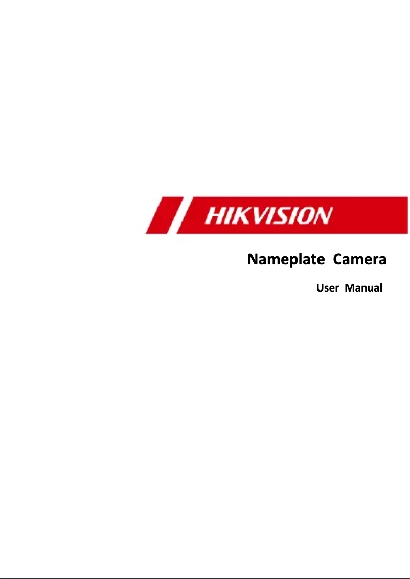 Page 1 of the manual User Manual Hikvision DS-MCC206/32G/WIFI