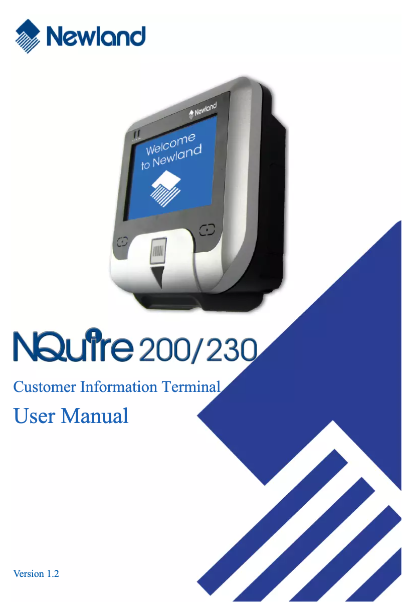 Página 1 del manual Manual de usuario Newland NQuire 232