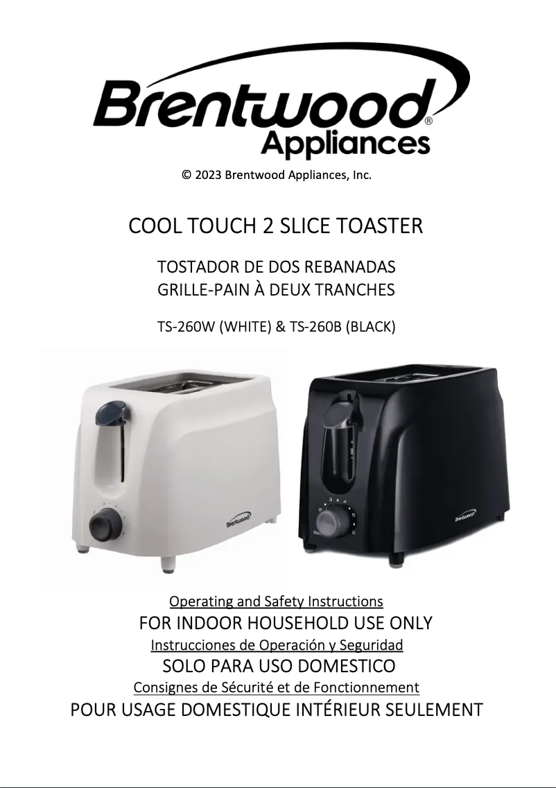 Image de la première page du manuel de l'appareil TS-260W