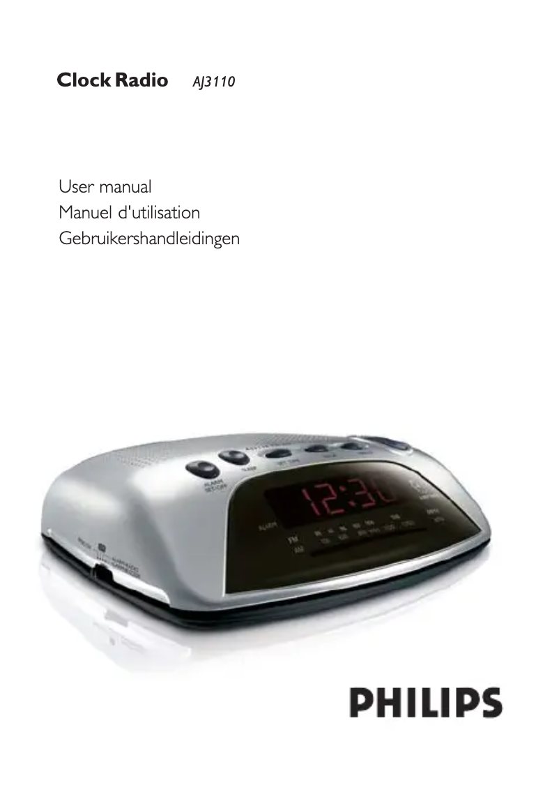 Página 1 del manual Manual de usuario Philips AJ3110