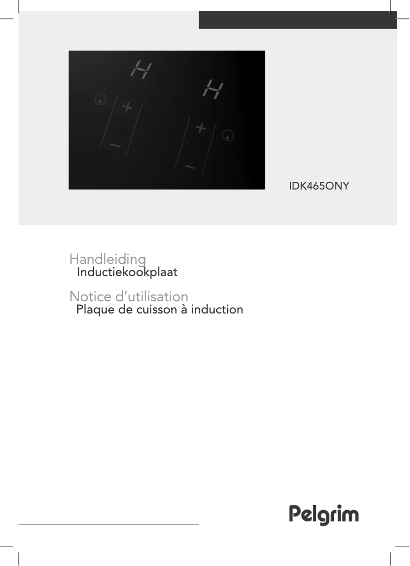 Image de la première page du manuel de l'appareil IDK465ONY