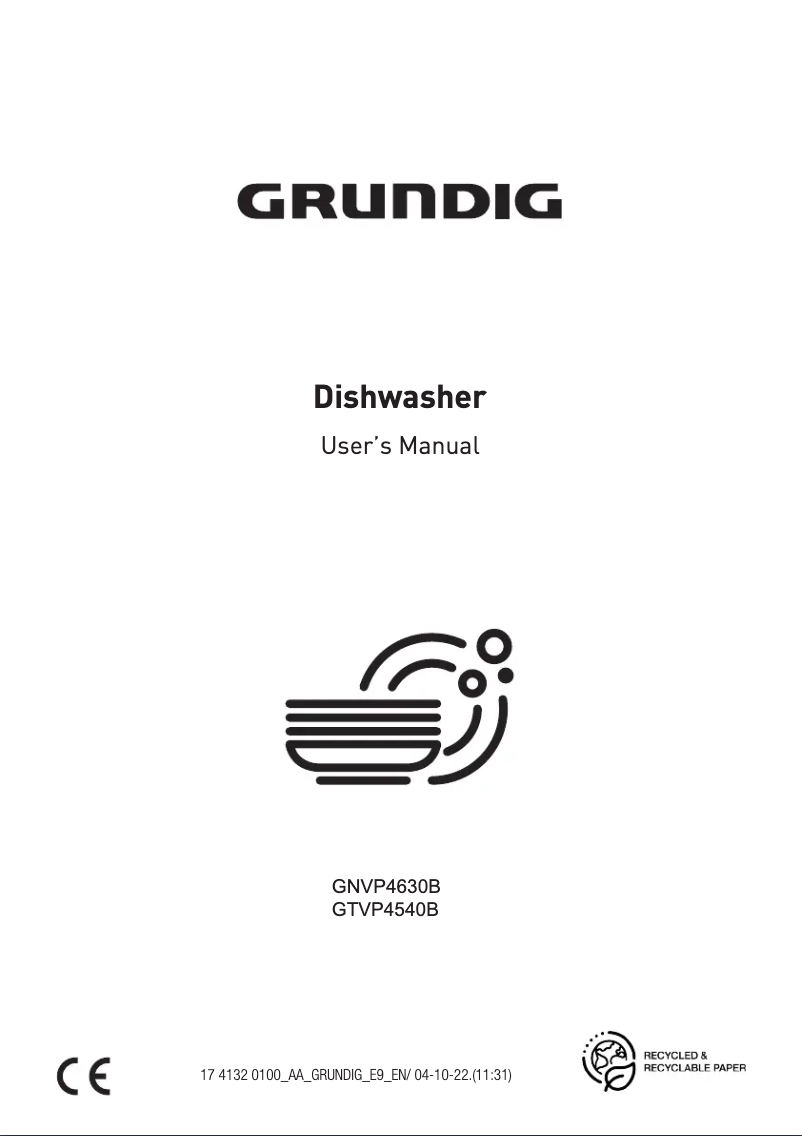Página 1 del manual Manual de usuario Grundig GNVP4630B