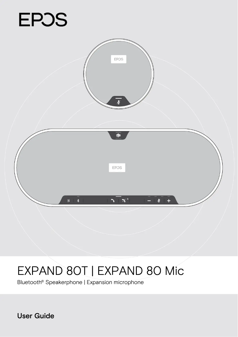 Page 1 de la notice Manuel utilisateur Sennheiser Expand 80T