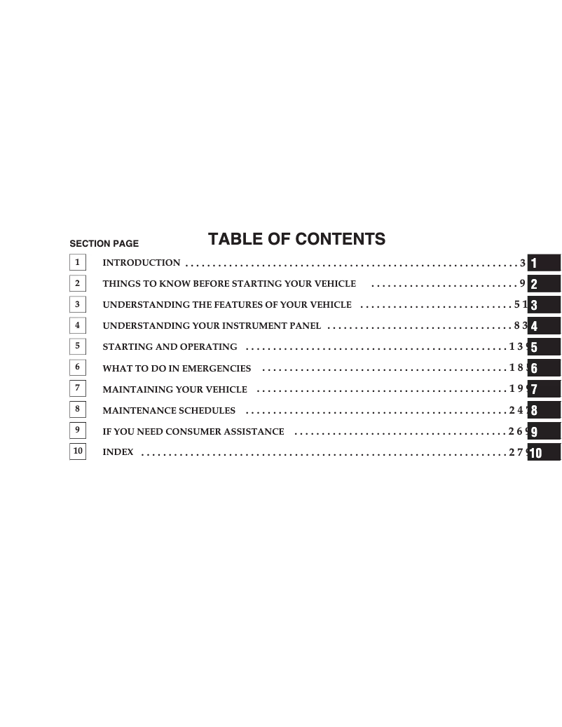Image de la première page du manuel de l'appareil Stratus (2005)