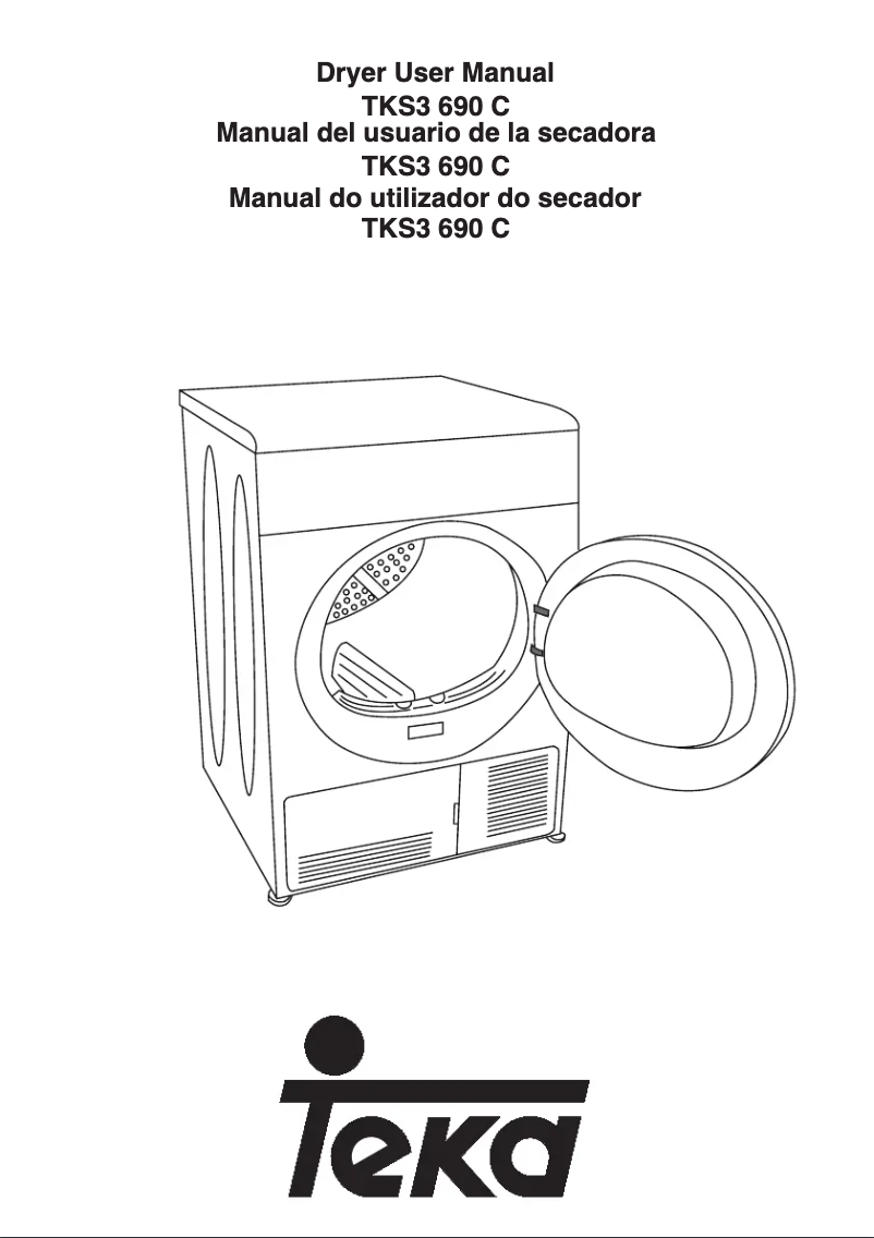 Page 1 of the manual User Manual Teka TKS3 690 C
