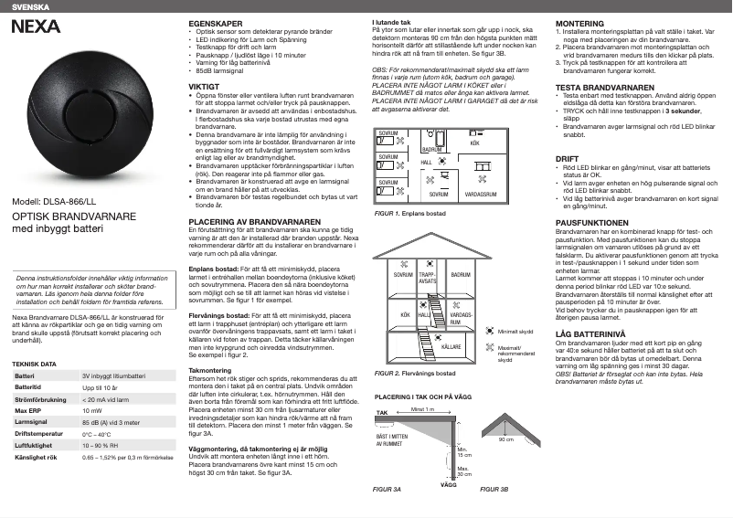 Image de la première page du manuel de l'appareil DLSA-866/LL