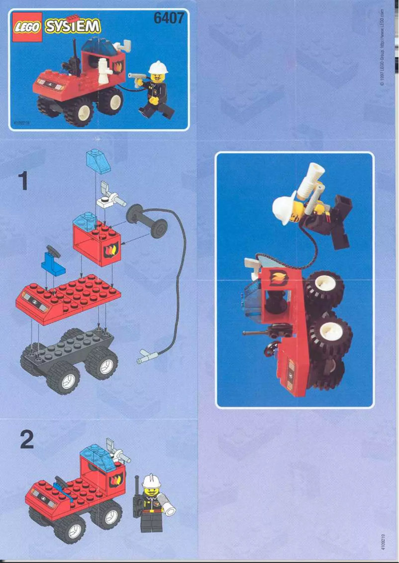 Page 1 of the manual User Manual Lego City 6407