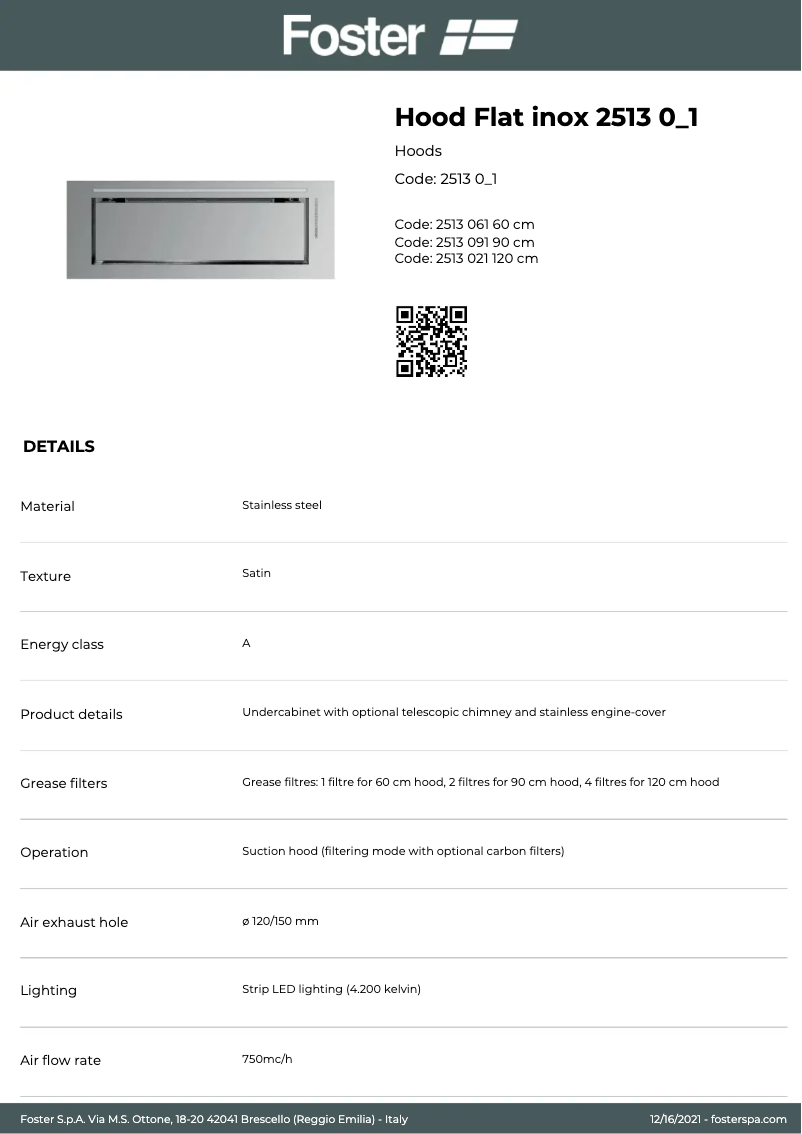 Image de la première page du manuel de l'appareil Flat 2513 061