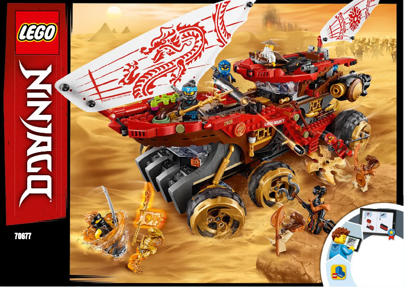 Image de la première page du manuel de l'appareil Ninjago 70677