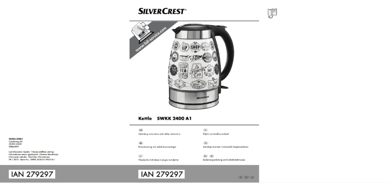 Page n°1 - Manuel utilisateur SilverCrest SWKE 3100 B1