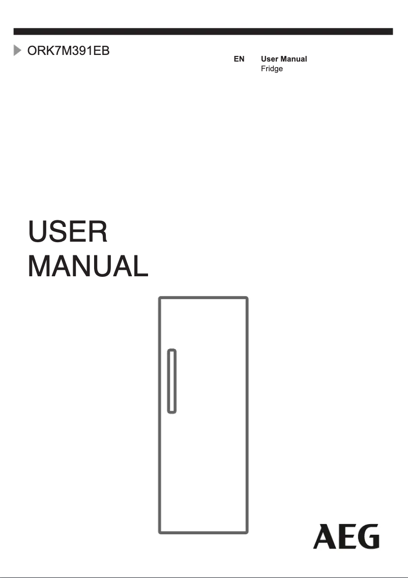 Image de la première page du manuel de l'appareil ORK7M391EB