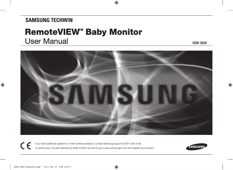 Page n°1 - Manuel utilisateur Samsung SEW-3020WN