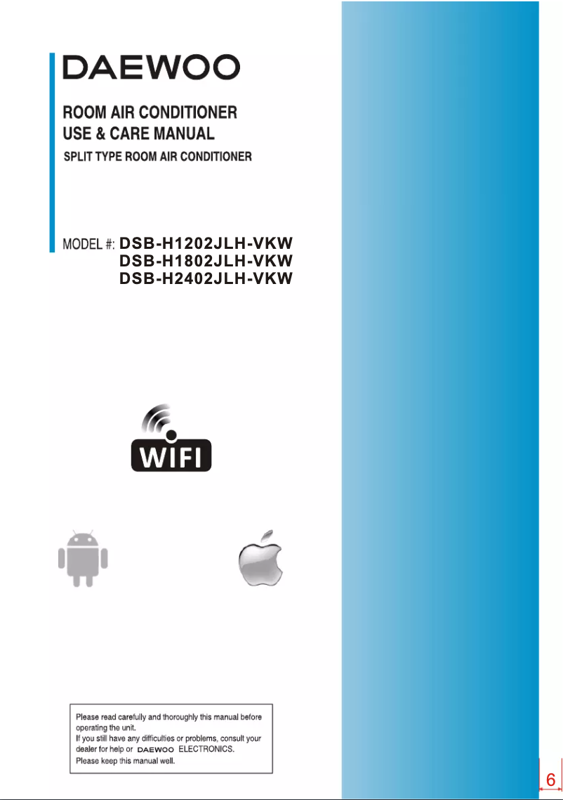 Page 1 de la notice Manuel utilisateur Daewoo DSB-H2402JLH-VKW