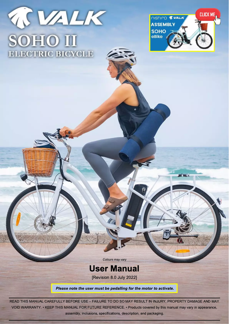 Página 1 del manual Manual de usuario Valk SOHO II