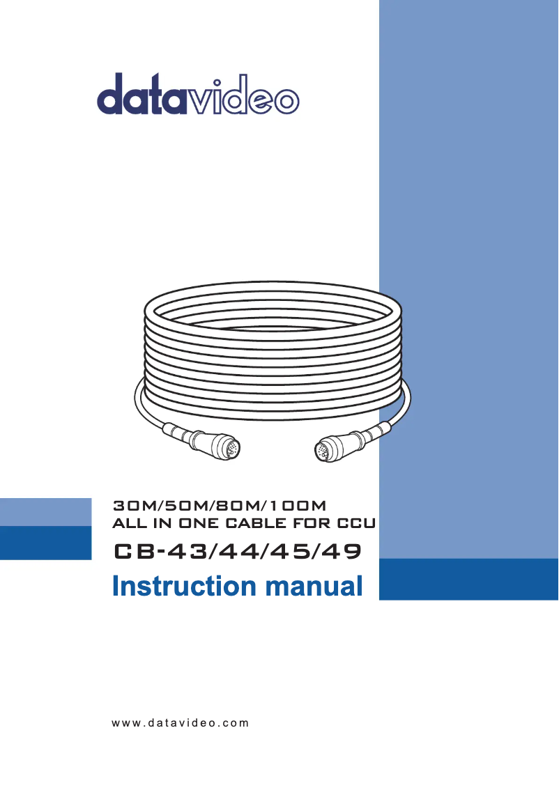 Image de la première page du manuel de l'appareil CB-49