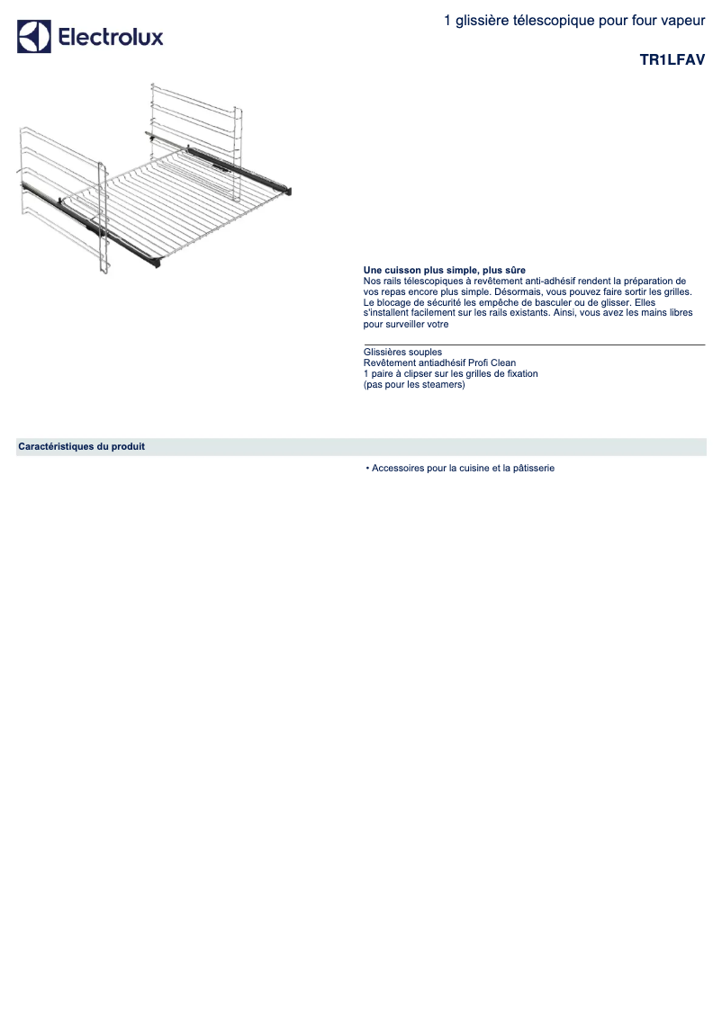 Page n°1 - Manuel utilisateur AEG TR1LFAV
