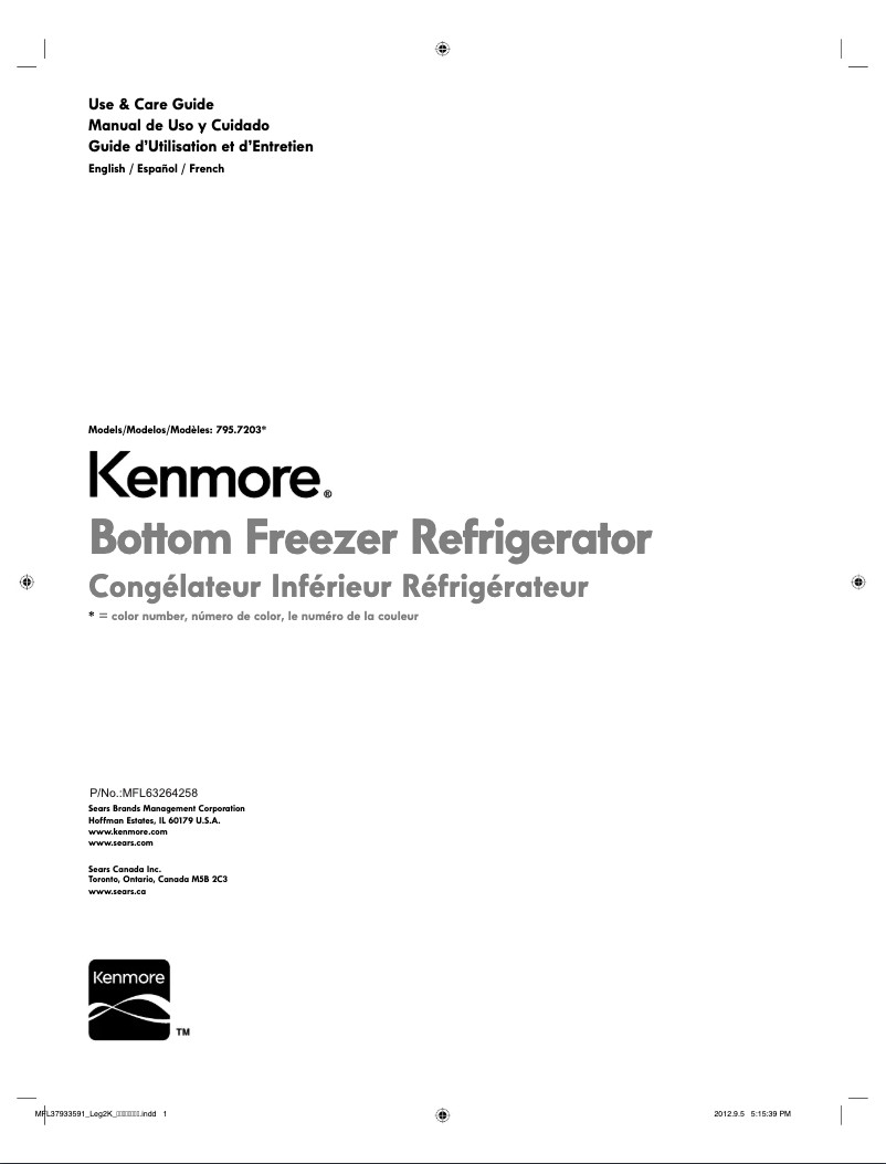 Page 1 de la notice Manuel utilisateur LG 72032