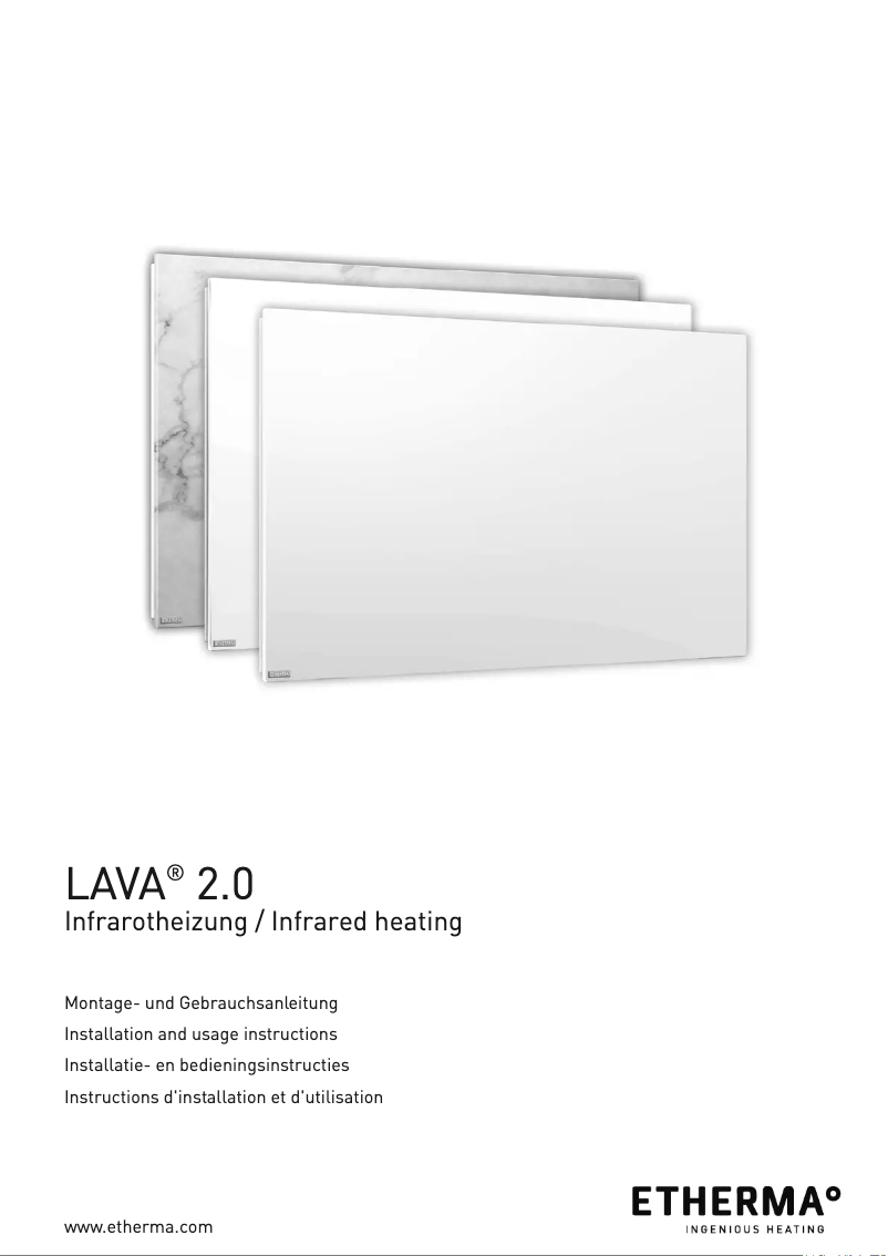 Page n°1 - Manuel utilisateur Etherma LAVA 2.0