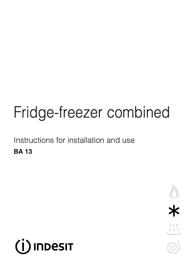 Page 1 de la notice Manuel utilisateur Indesit BA 13 (UK).9