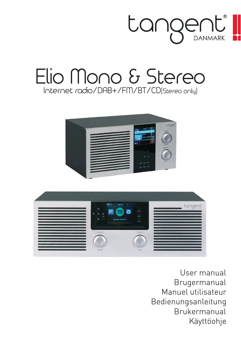 Página 1 del manual Manual de usuario Tangent Elio Mono