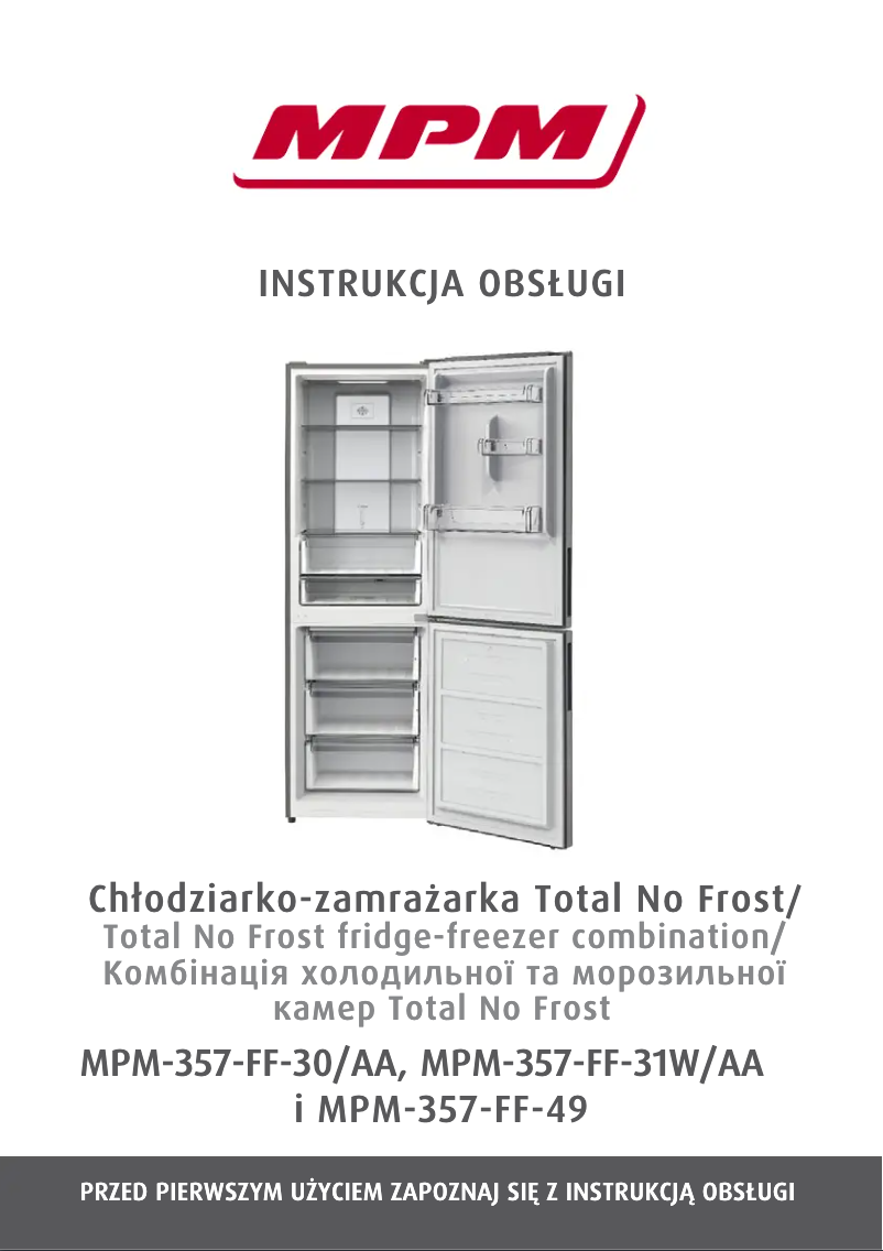 Image de la première page du manuel de l'appareil MPM-357-FF-30/AA