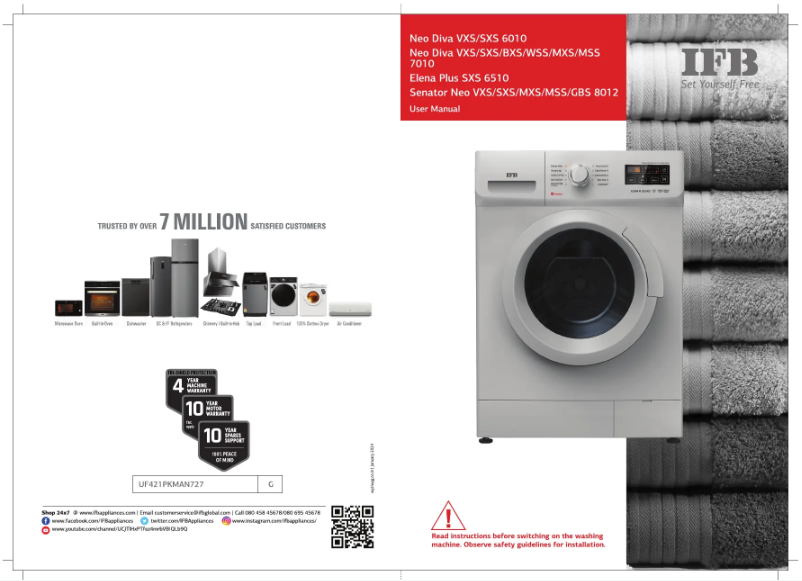 Image de la première page du manuel de l'appareil Senator Neo SXS 8012