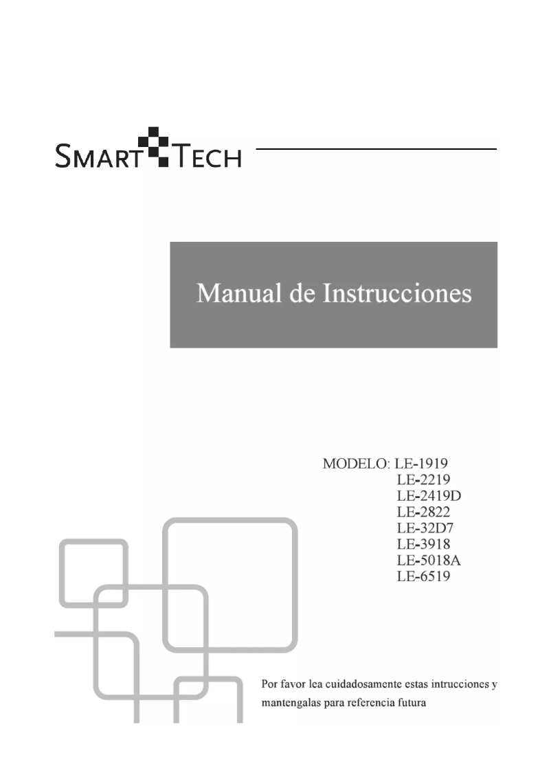 Page 1 de la notice Manuel utilisateur Smart Tech LE-6519
