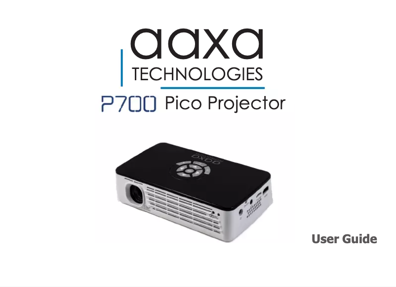 Página 1 del manual Manual de usuario AAXA Technologies P700