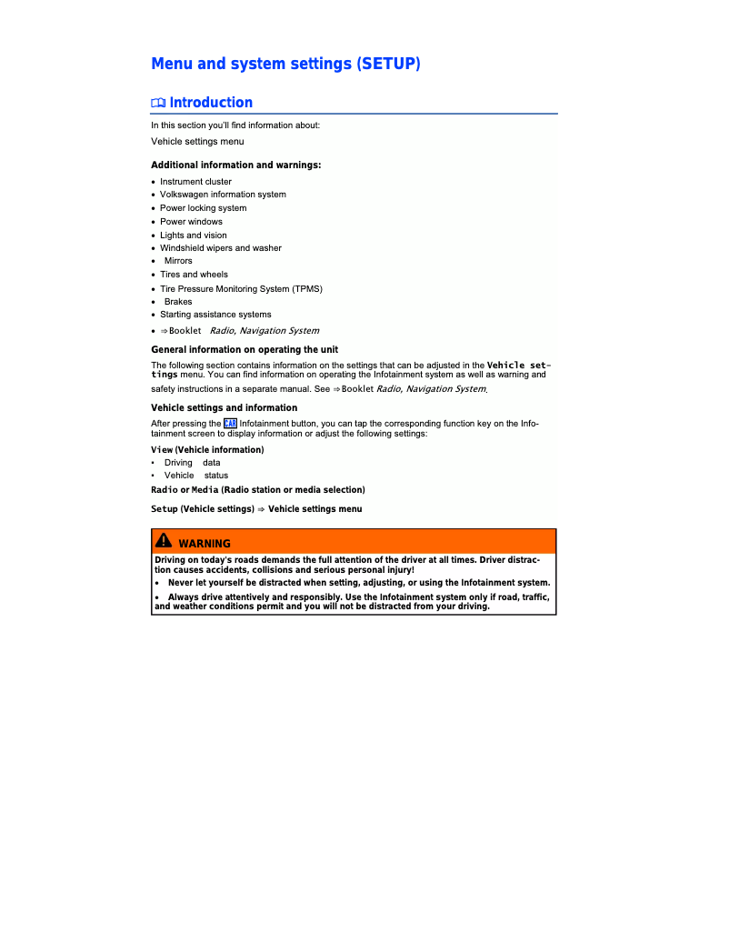 Page 1 de la notice Guide d'installation Volkswagen e-Golf (2015)