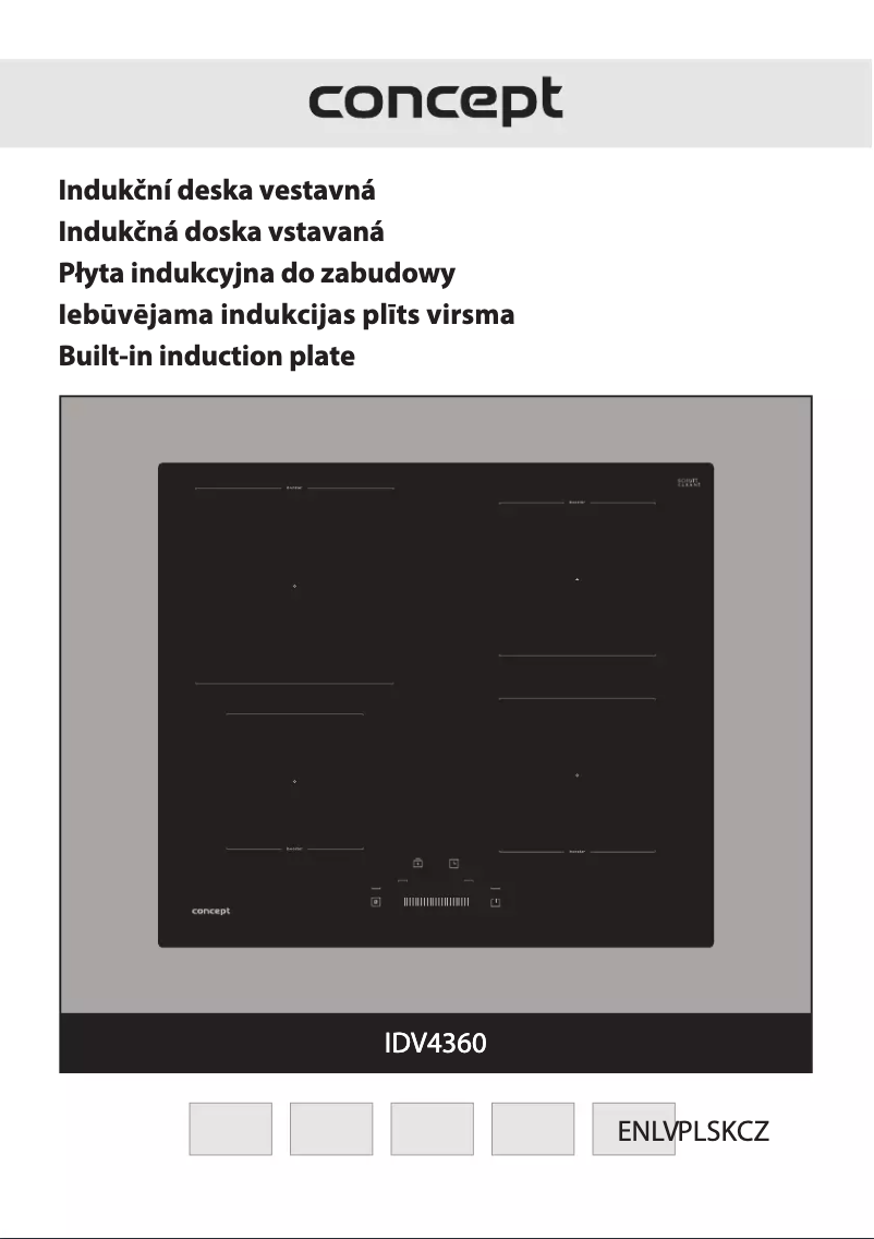 Page 1 de la notice Manuel utilisateur Concept IDV4360