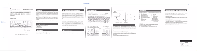 Image de la première page du manuel de l'appareil X9RF2AAKEYCB