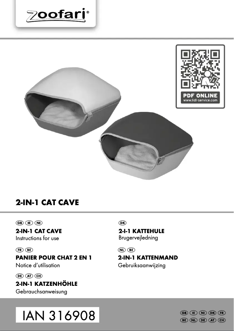 Image de la première page du manuel de l'appareil IAN 316908