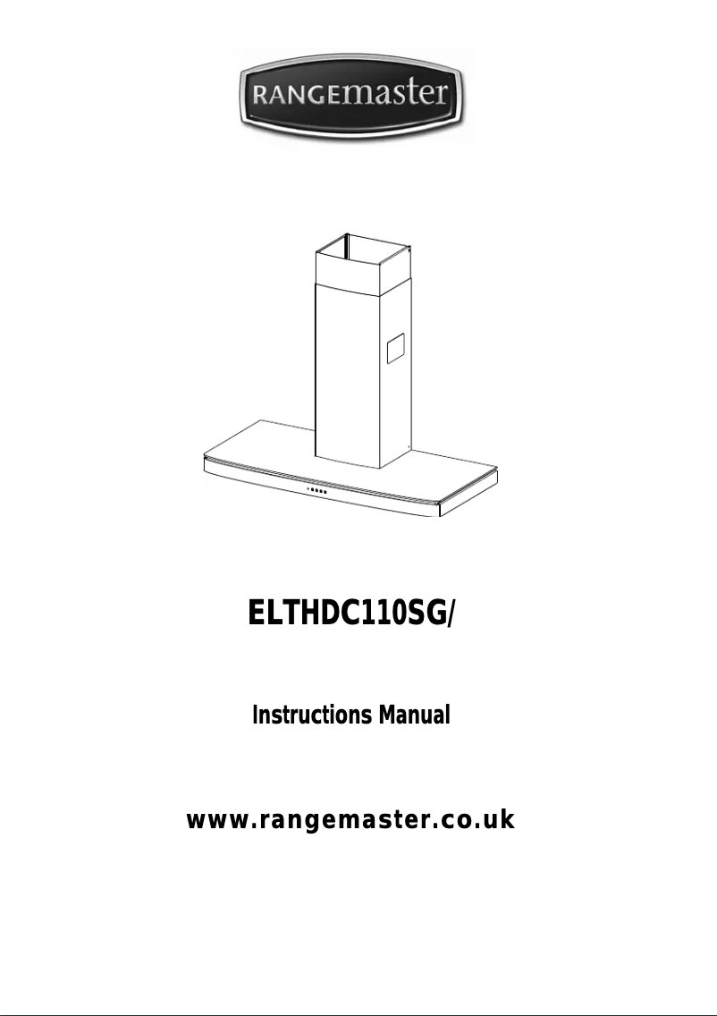 Page 1 de la notice Manuel utilisateur Rangemaster ELTHDC110SG