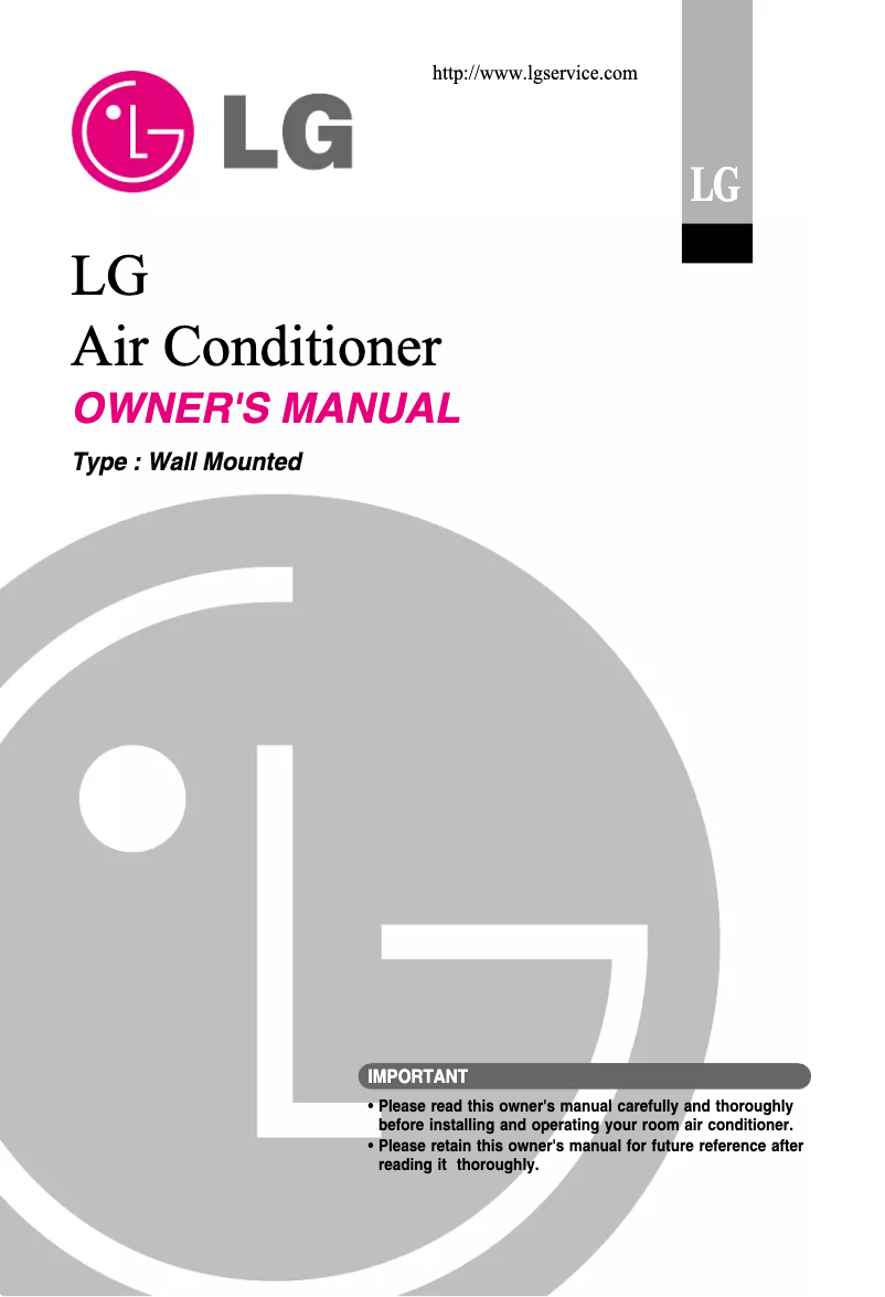 Page n°1 - Manuel utilisateur LG ASUW126B1U1