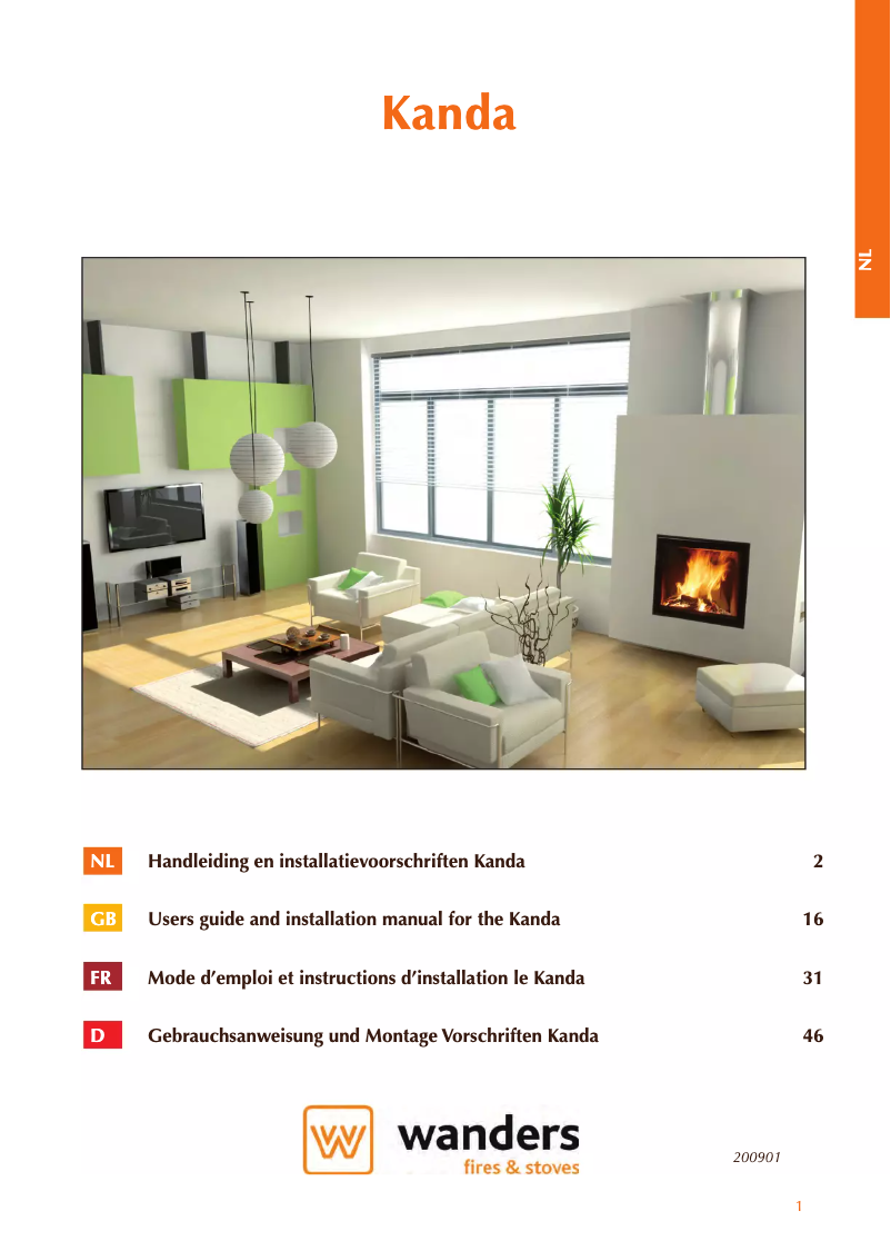 Image de la première page du manuel de l'appareil Kanda 70