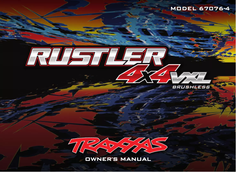 Image de la première page du manuel de l'appareil Rustler 4X4 VXL